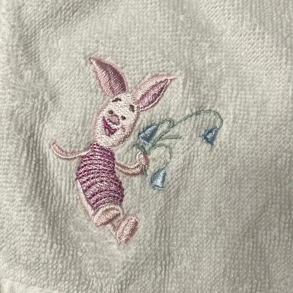 Disney Winnie the Pooh Washrag and Hand Towel Set & Figurine